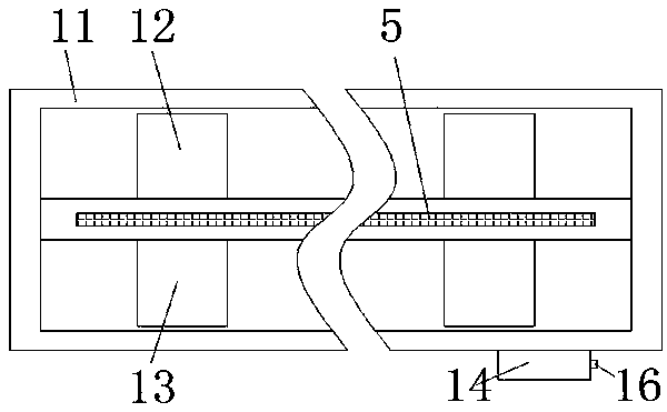 Online monitoring device for sheet resistance of metallized film