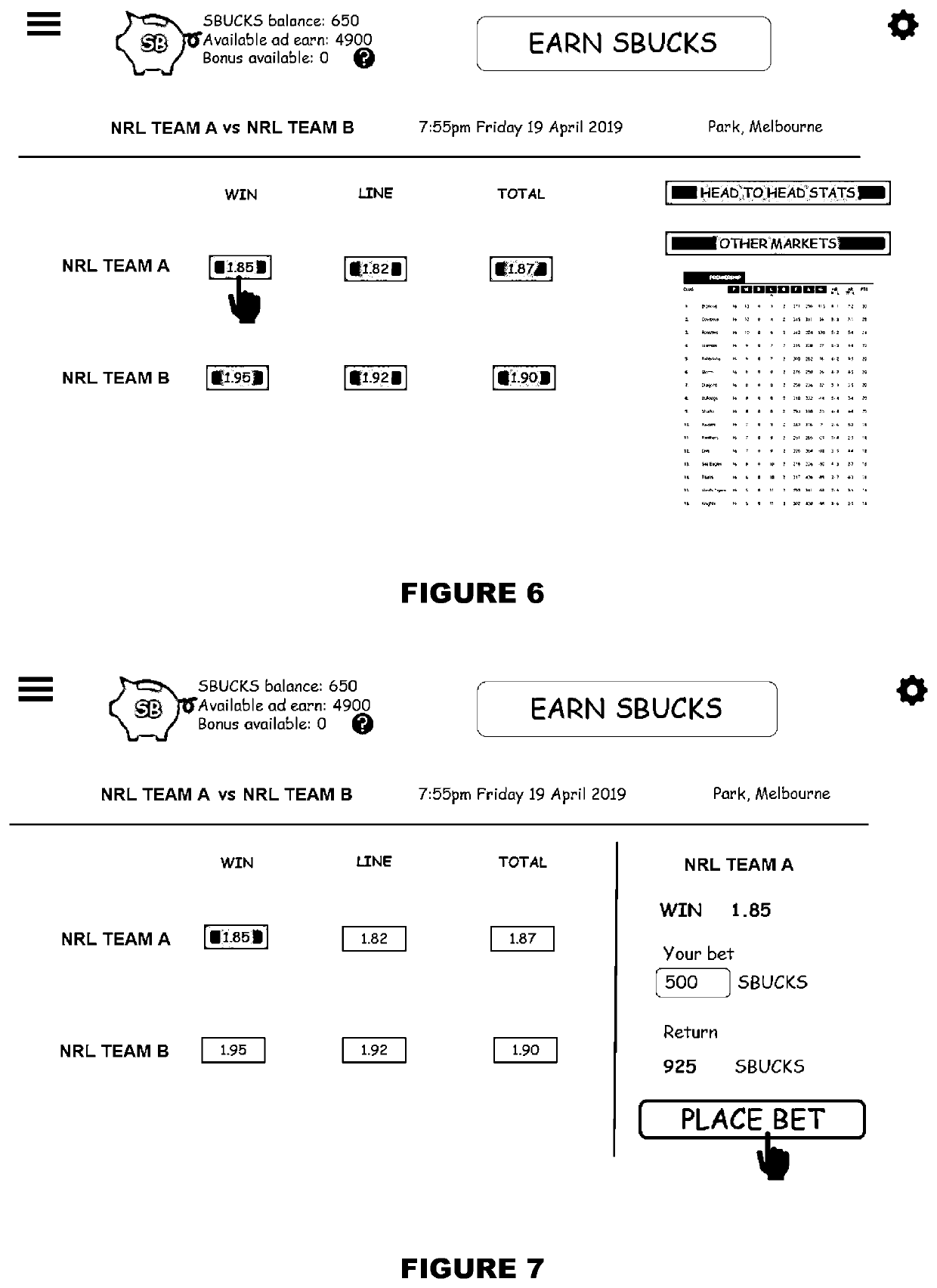 Control arrangement for gamblers