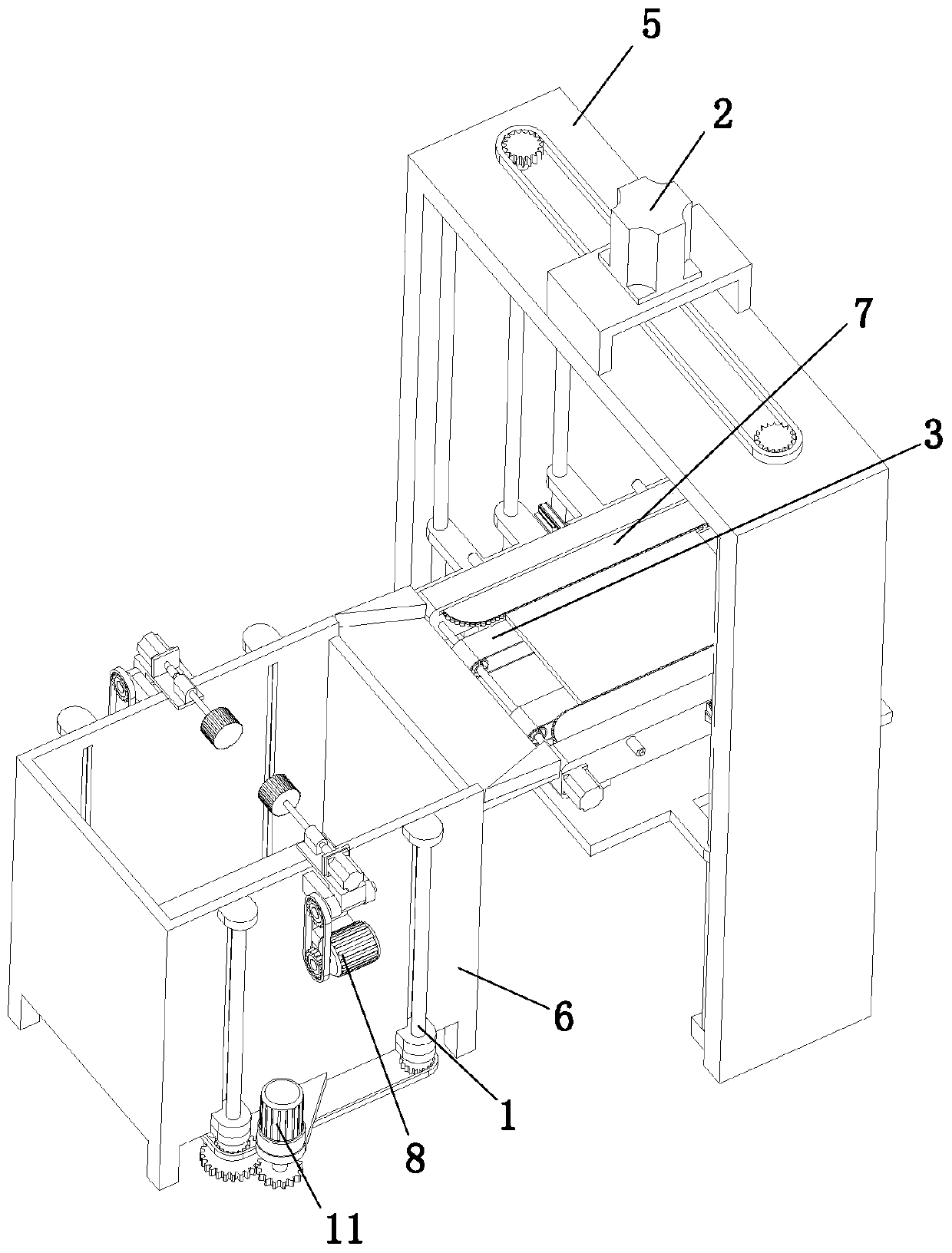 Automatic loading mechanism for rubber foaming sheets