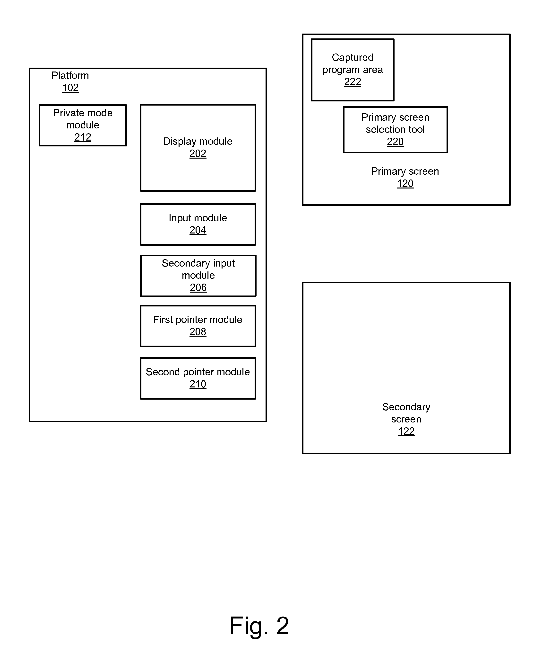 Apparatus, system, and method for presenting images in a multiple display environment