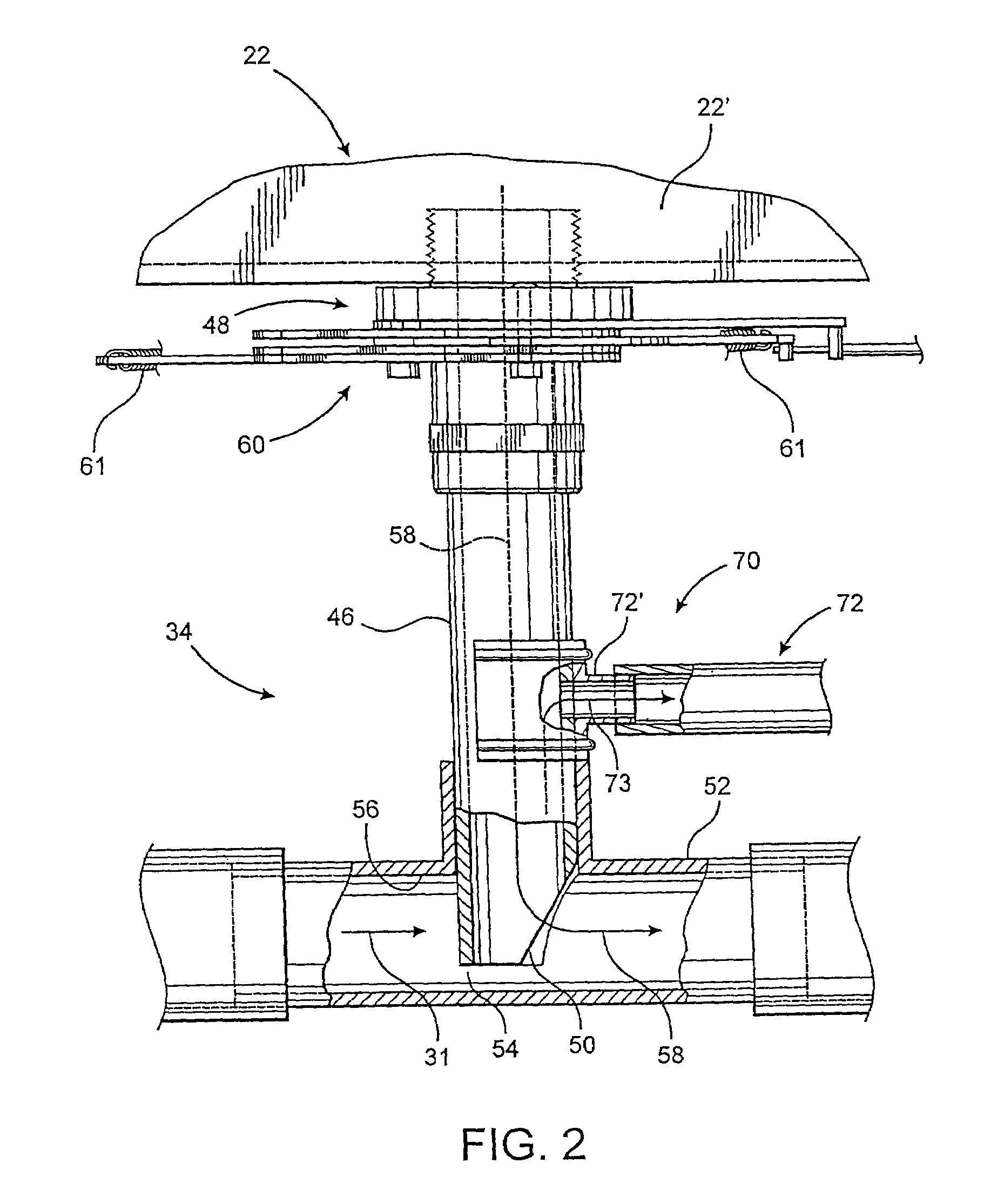 Distribution assembly for particulate material