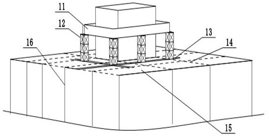 A construction method of an inverted stepped special-shaped steel structure