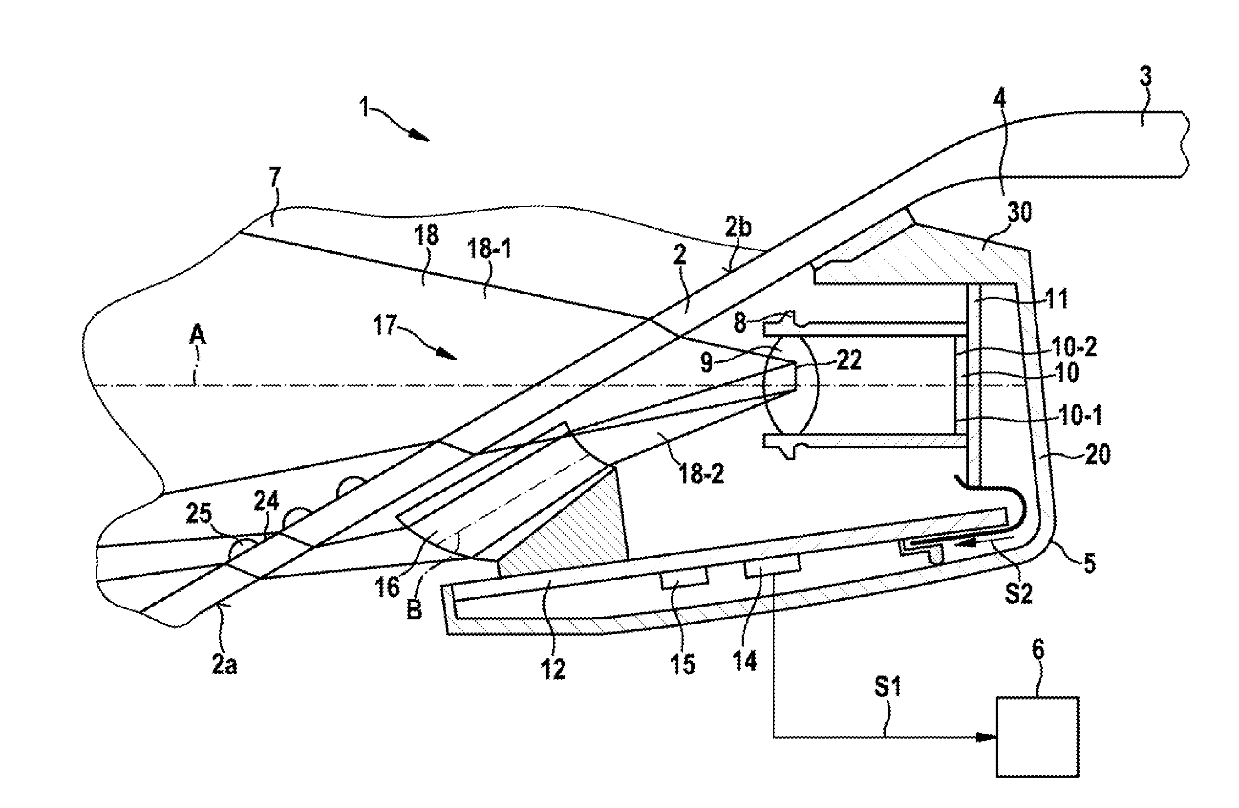 Camera system, in particular for a vehicle