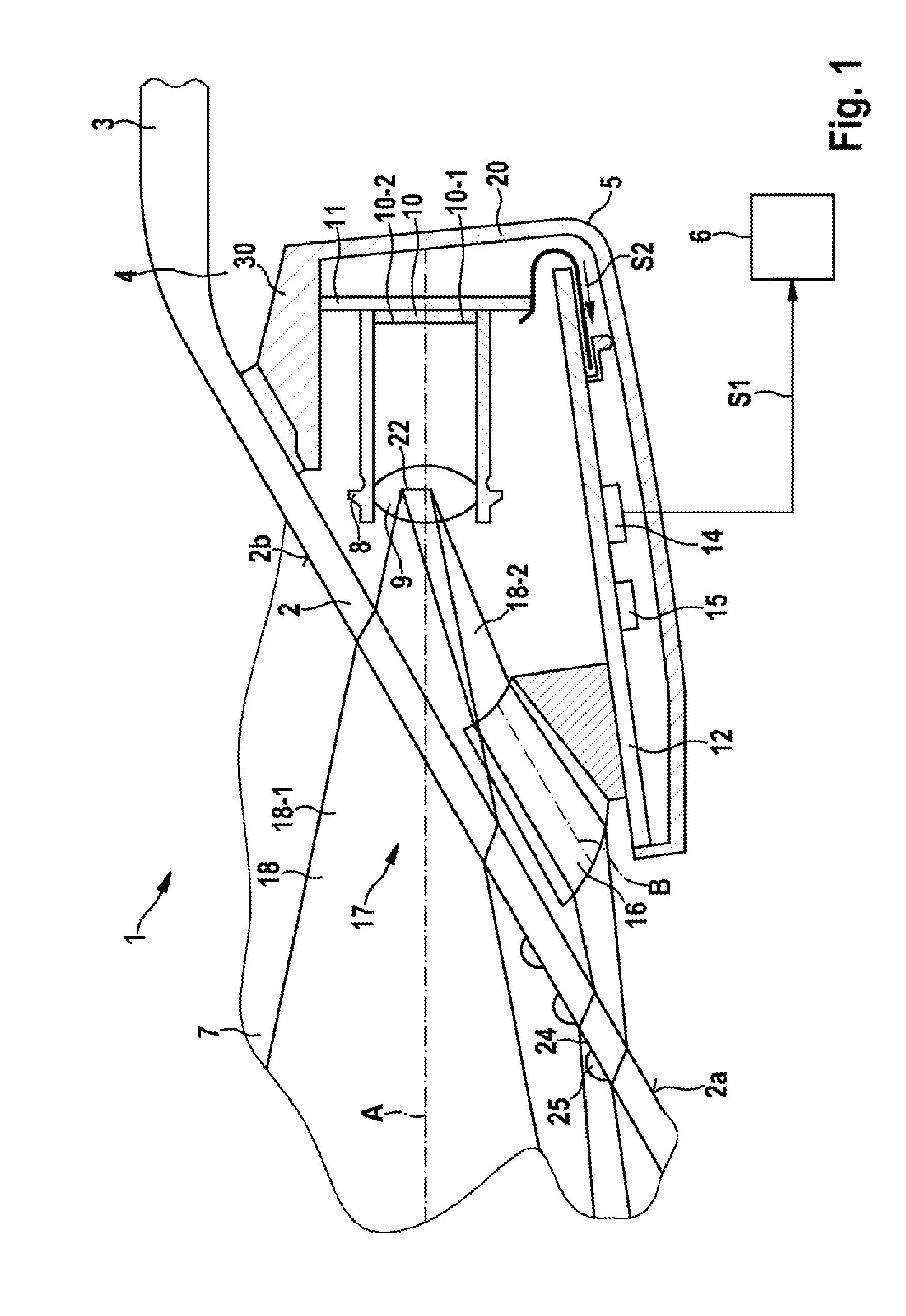Camera system, in particular for a vehicle