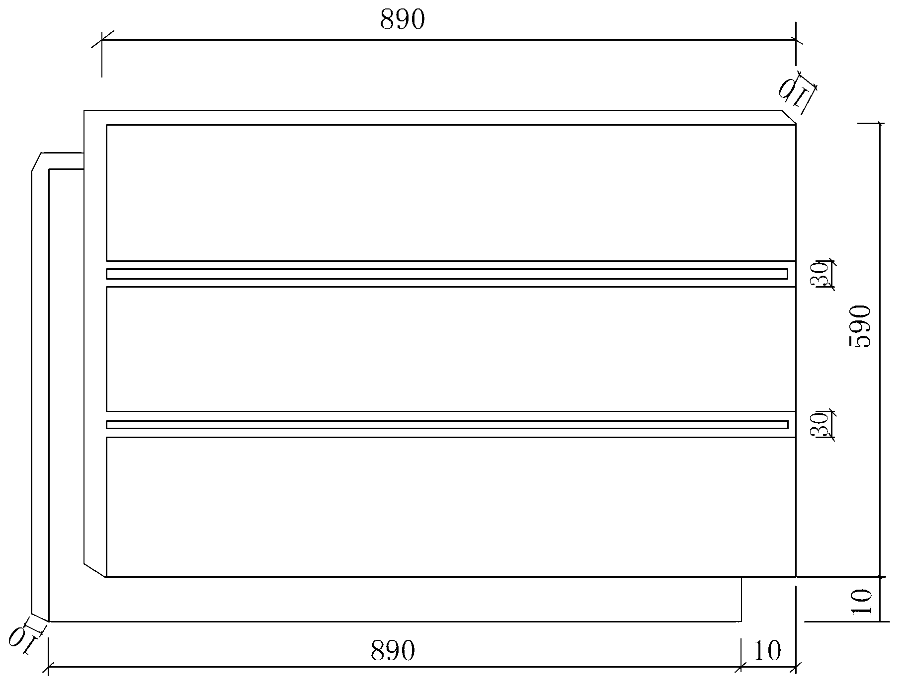 Composite molding nano plate and preparation method thereof