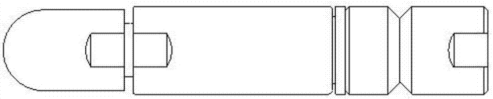 High-pressure water cleaning self-rotating spray head adopting front diversion structure design