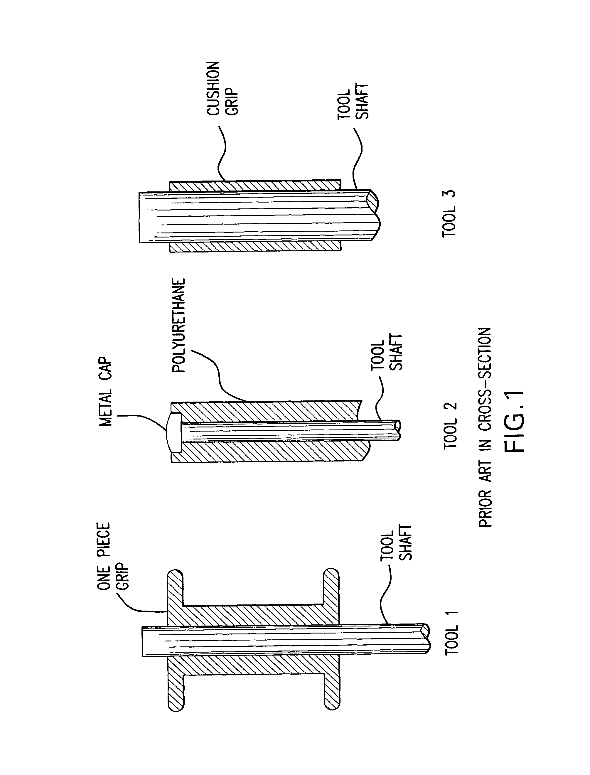 Anti-spalling combination on an impact tool with an improved holding system