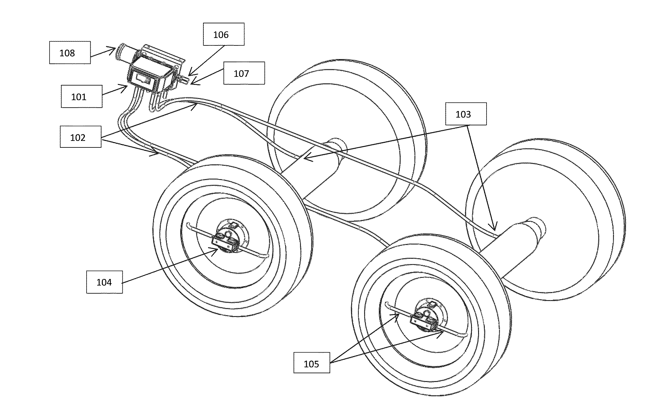 Intelligent Tire Inflation and Deflation System Apparatus