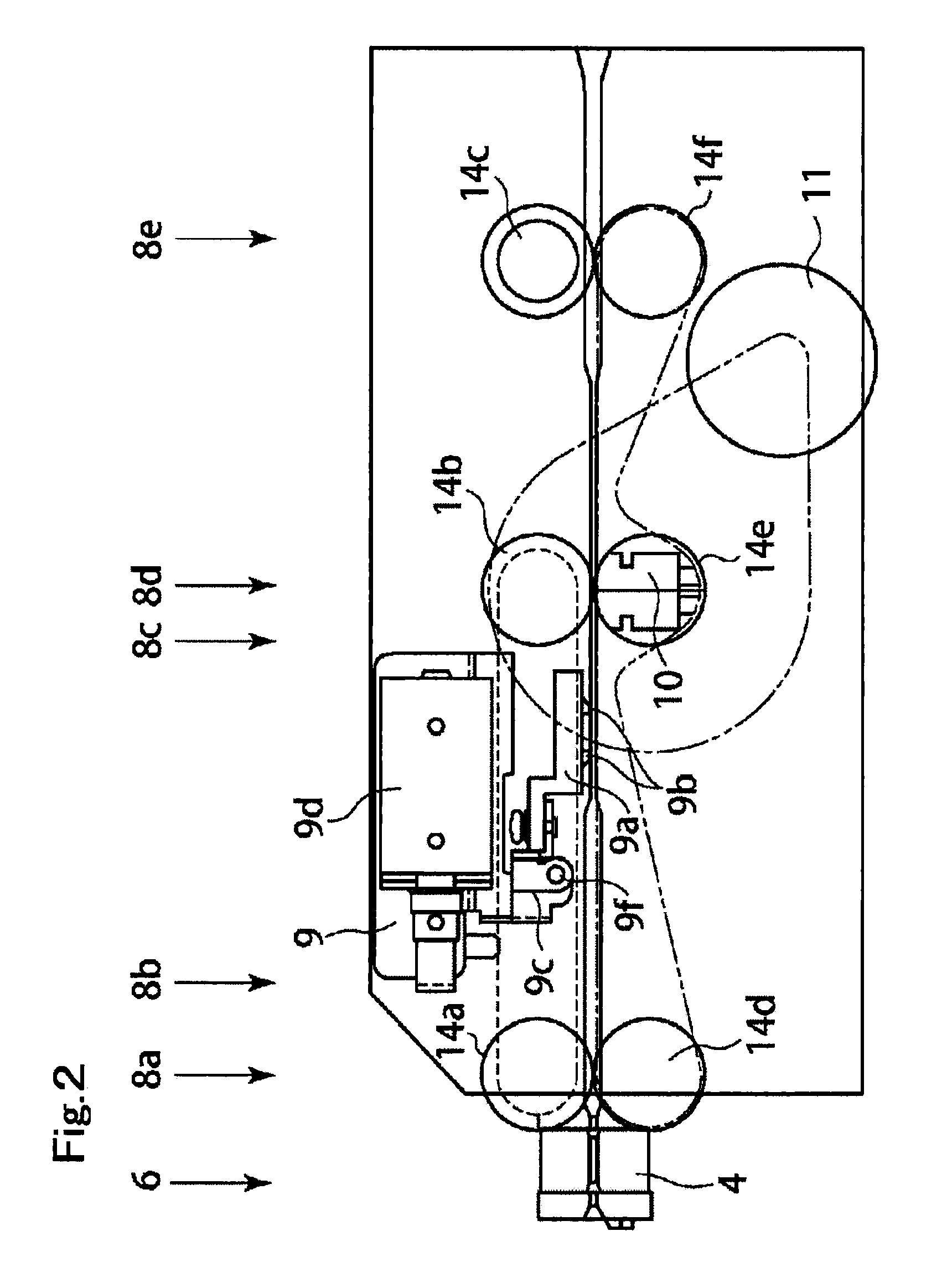 Card reader and processing method thereof