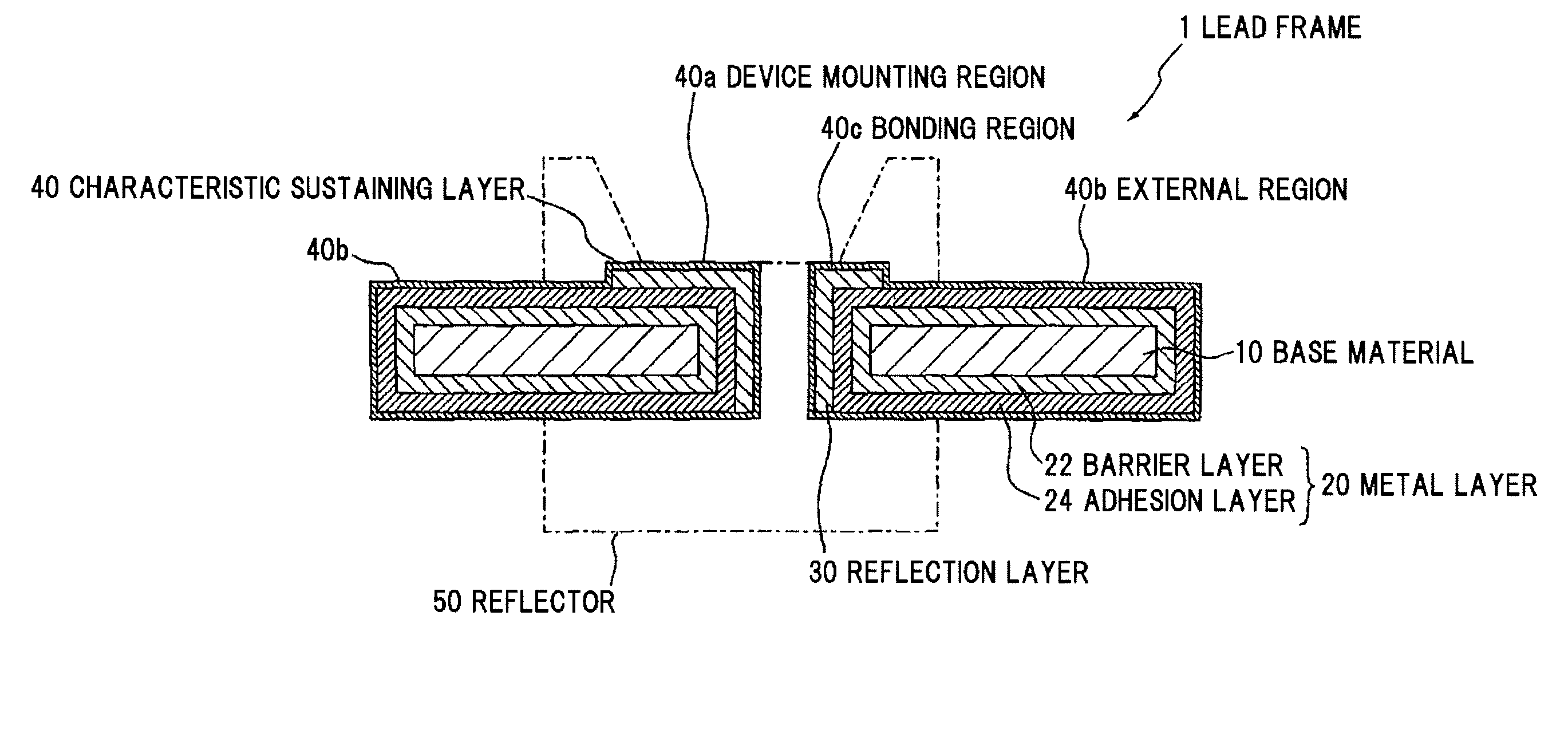 Lead frame, method of making the same and light receiving/emitting device