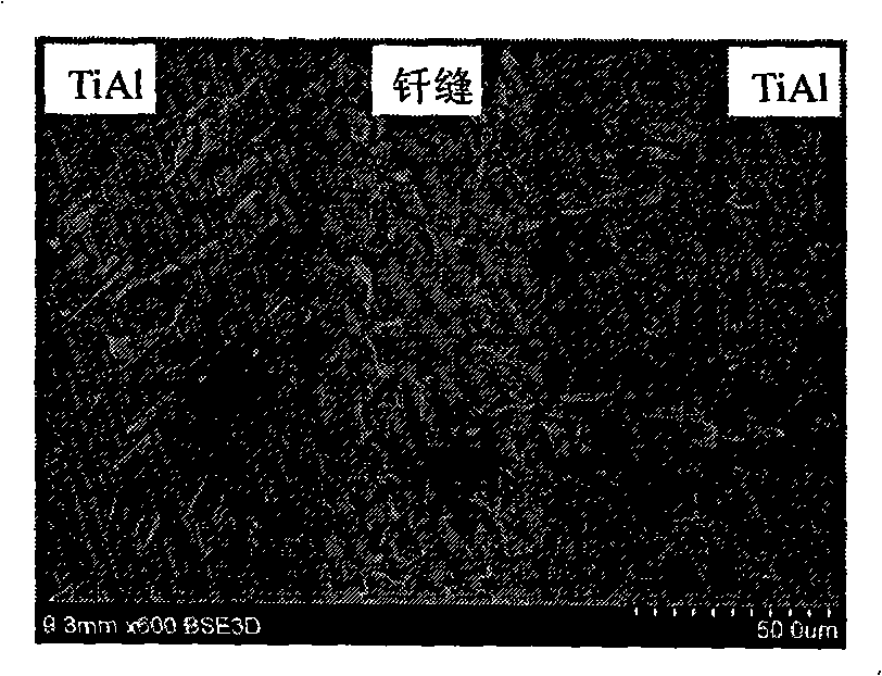 High-temperature solder for welding TiAl group alloy and preparation method thereof