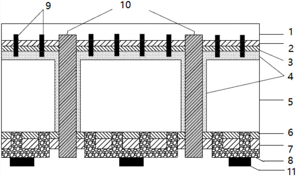 P-type crystalline silicon cell structure and manufacturing method thereof