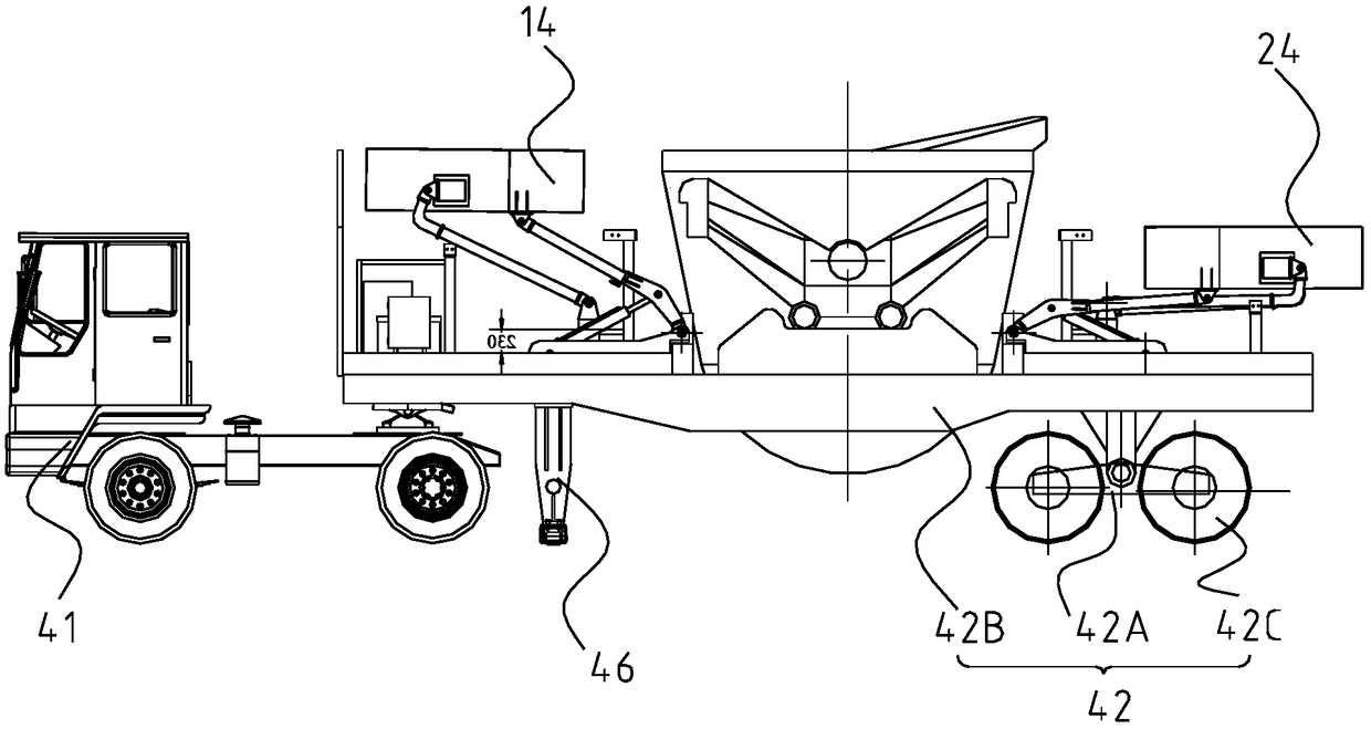 Ladle capping transport system