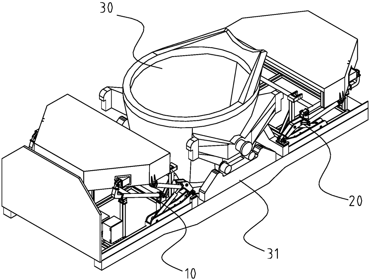 Ladle capping transport system