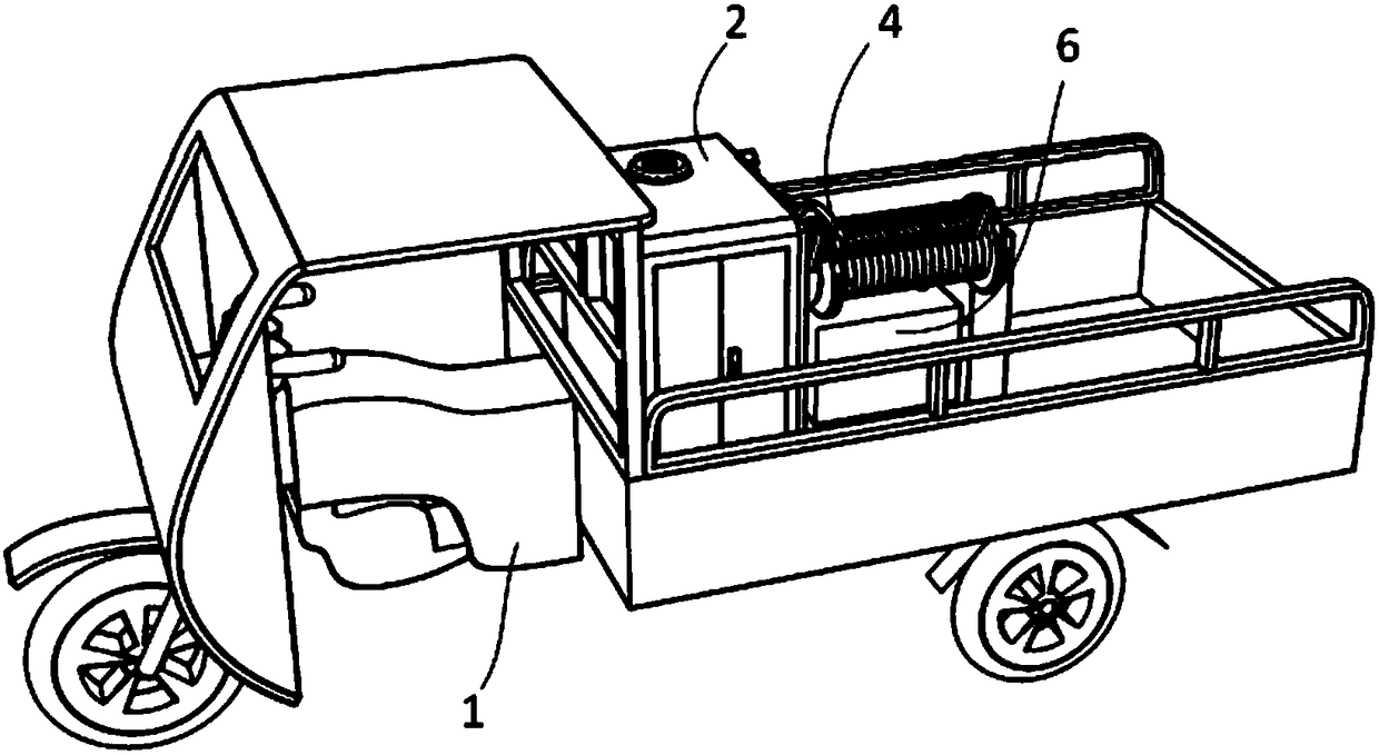 Anti-reflash mobile fire station