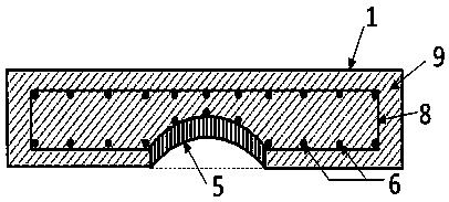 Rigid pile composite foundation fabricated pile cap and assembling method thereof