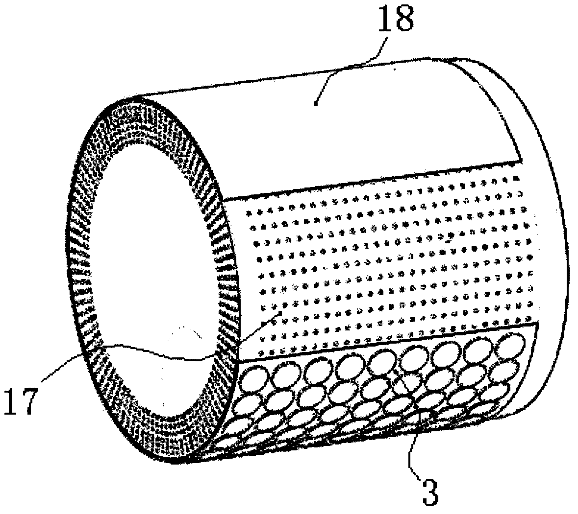 Atmospheric water generator provided with water molecular adsorption roller