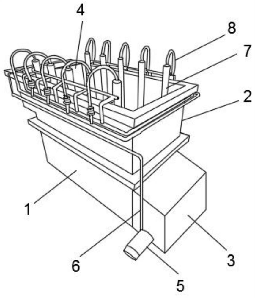 Aluminum profile electrophoresis cyclic utilization equipment and cyclic process thereof