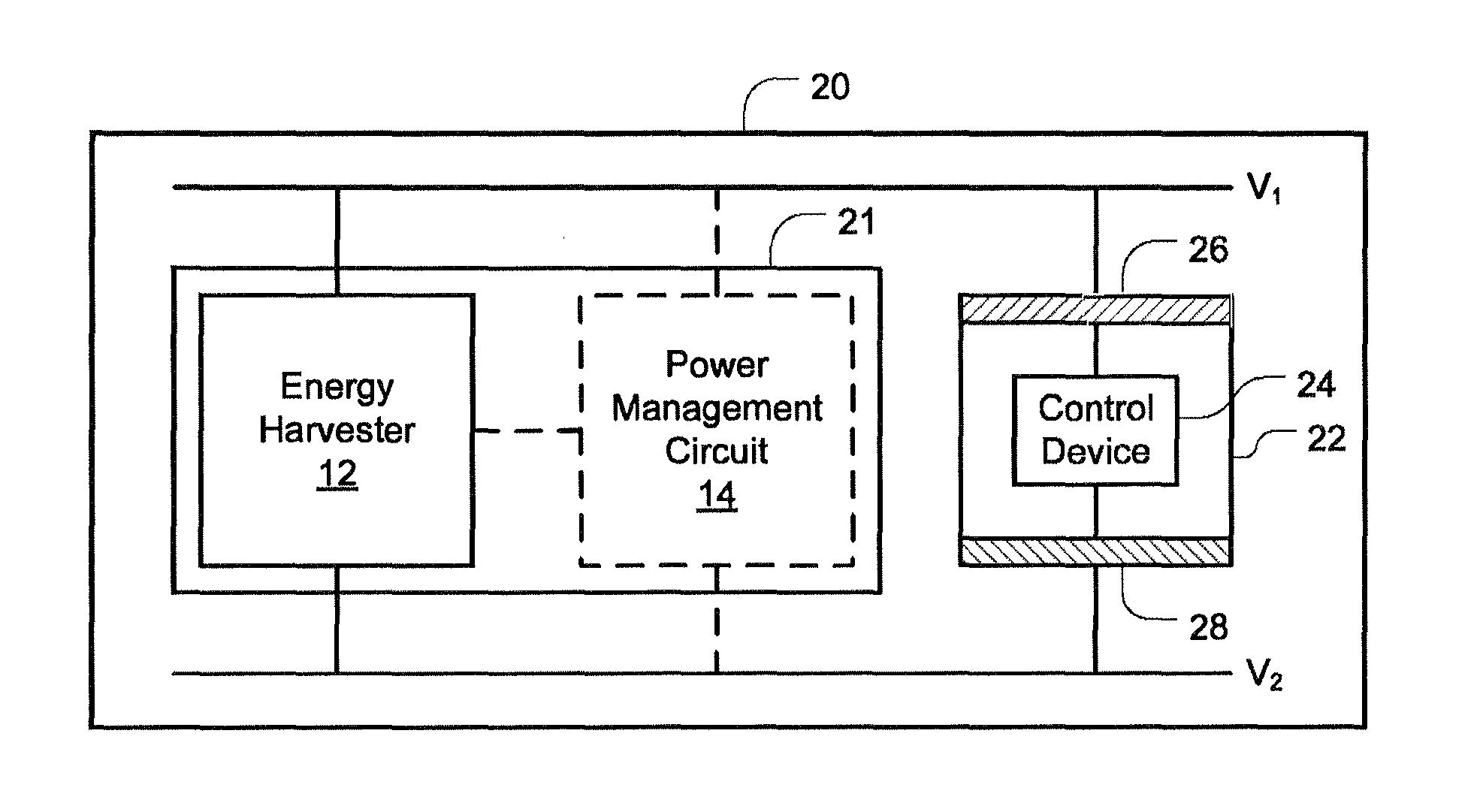 Wireless Energy Sources for Integrated Circuits