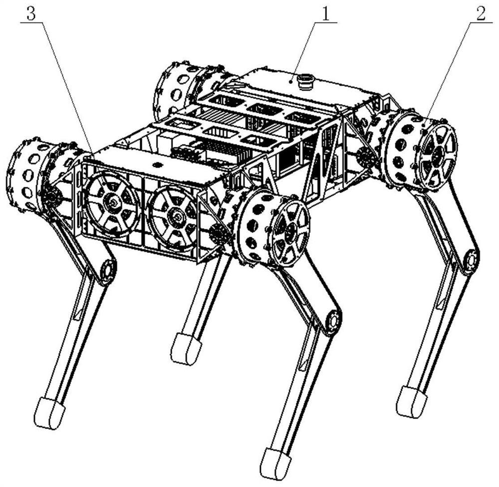 A direct-drive quadruped robot with variable leg configuration