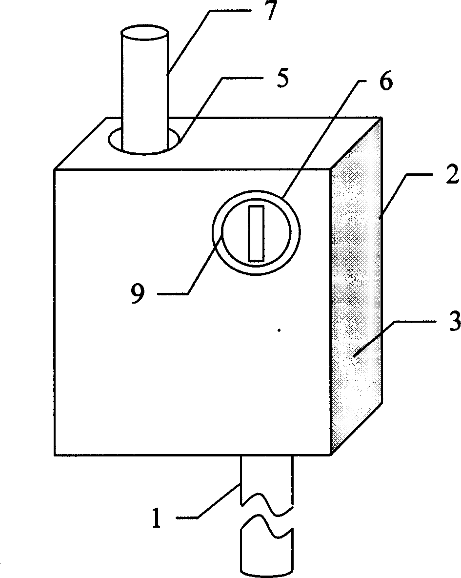 Kick stand and lock joining device for two-wheel vehicle