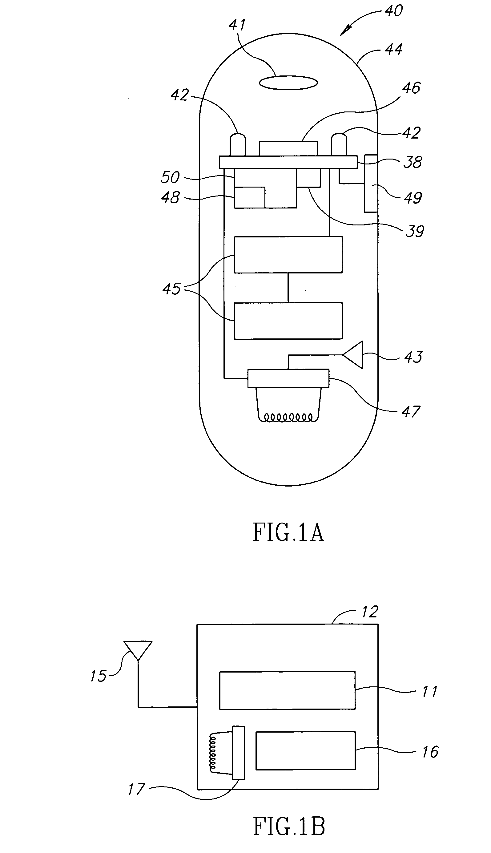 Device, system and method for selective activation of in vivo sensors