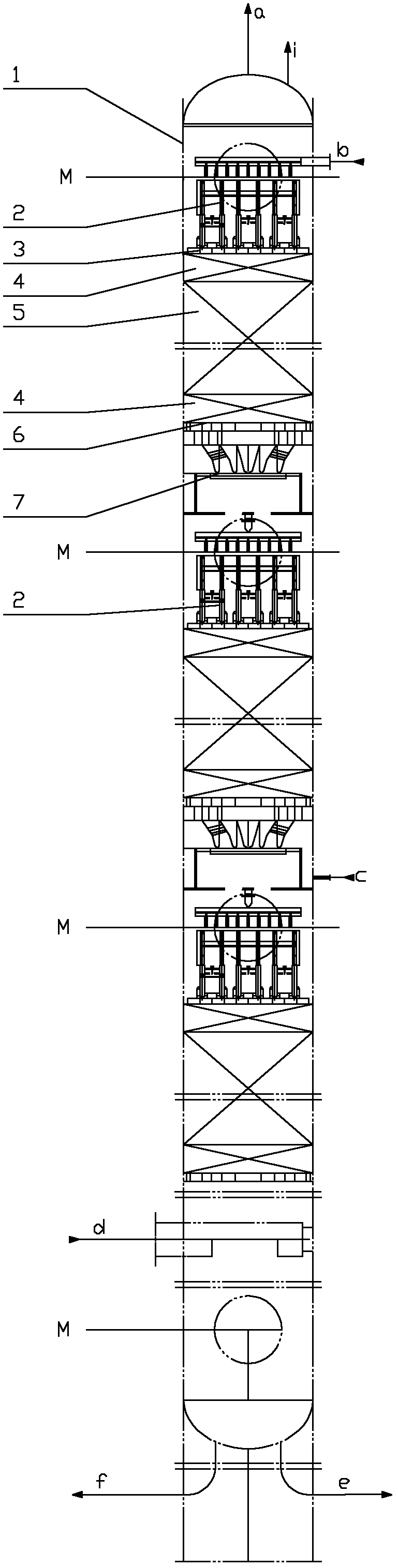 Rectification tower of 1,4-butanediol raffinate recovery system