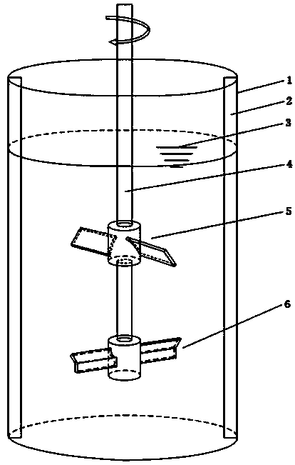 Combined paddle stirring device