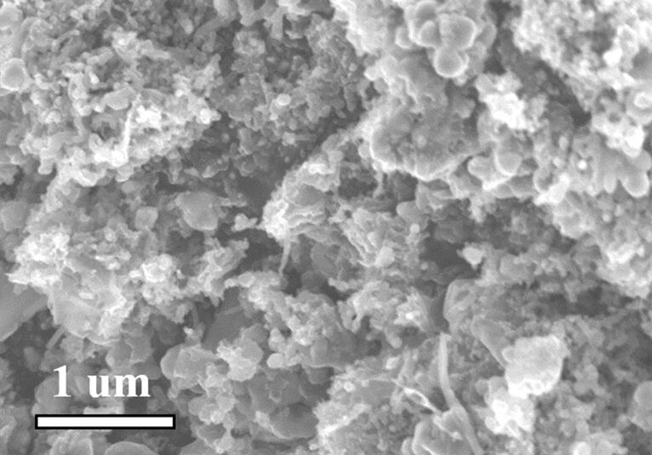 Nitrogen-doped carbon layer coated cobalt manganese carbide composite material and application thereof