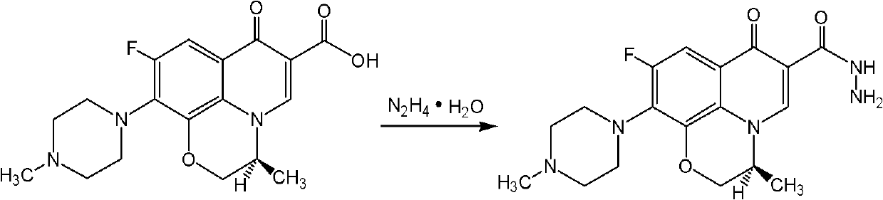 Levorotatory fluoroquinolone C3 diazole methyl sulfide quaternary ammonium salt, preparation method and application thereof