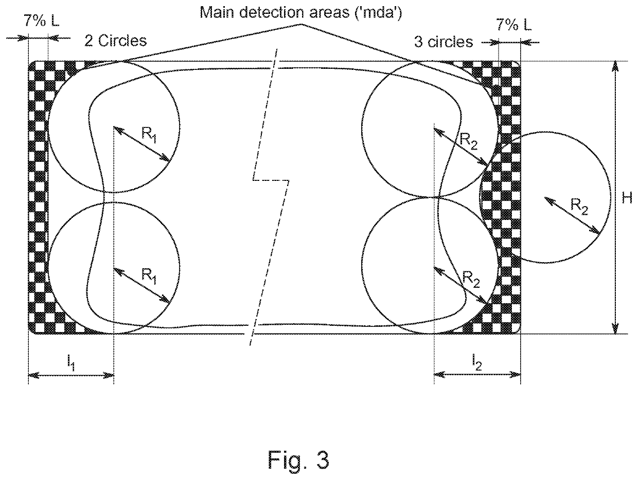 Image processing method based on peripheral reduction of contrast