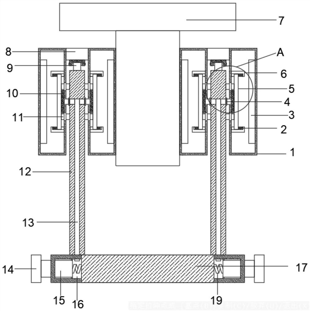 An electric vehicle bracket with self-locking function