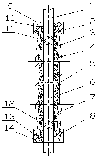 Full-grouting sleeve for steel bar connection of assembly-type building, and construction method for full-grouting sleeve