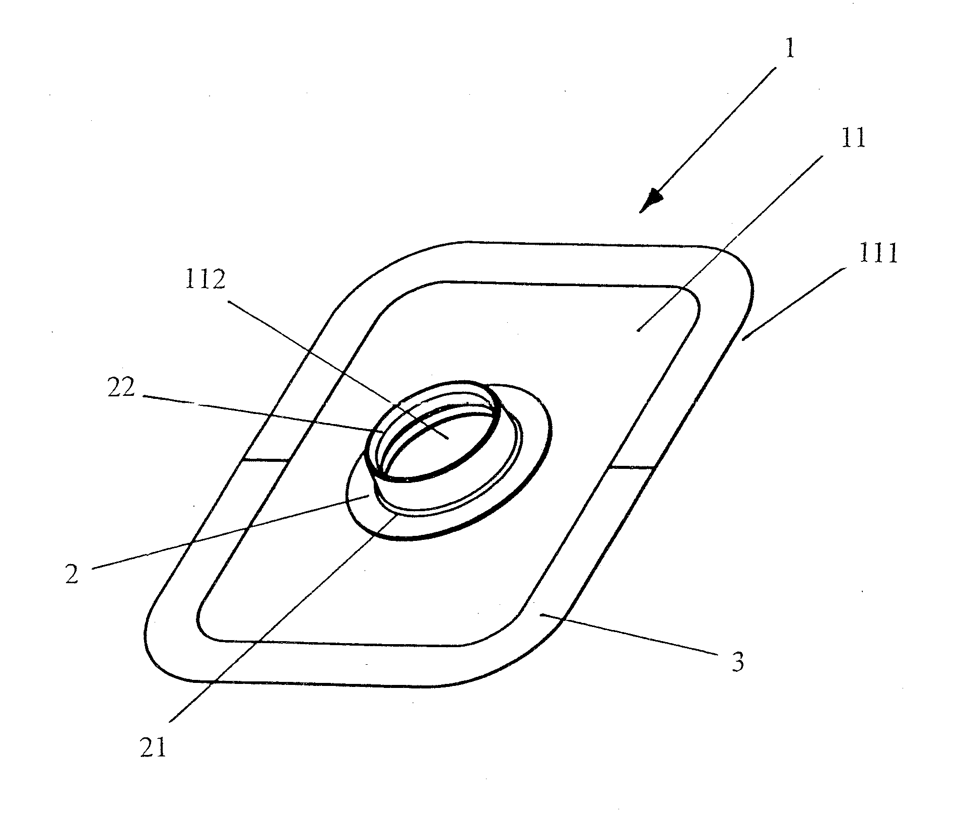 Neck patch for tracheal cannulas or artificial noses having a speaking valve
