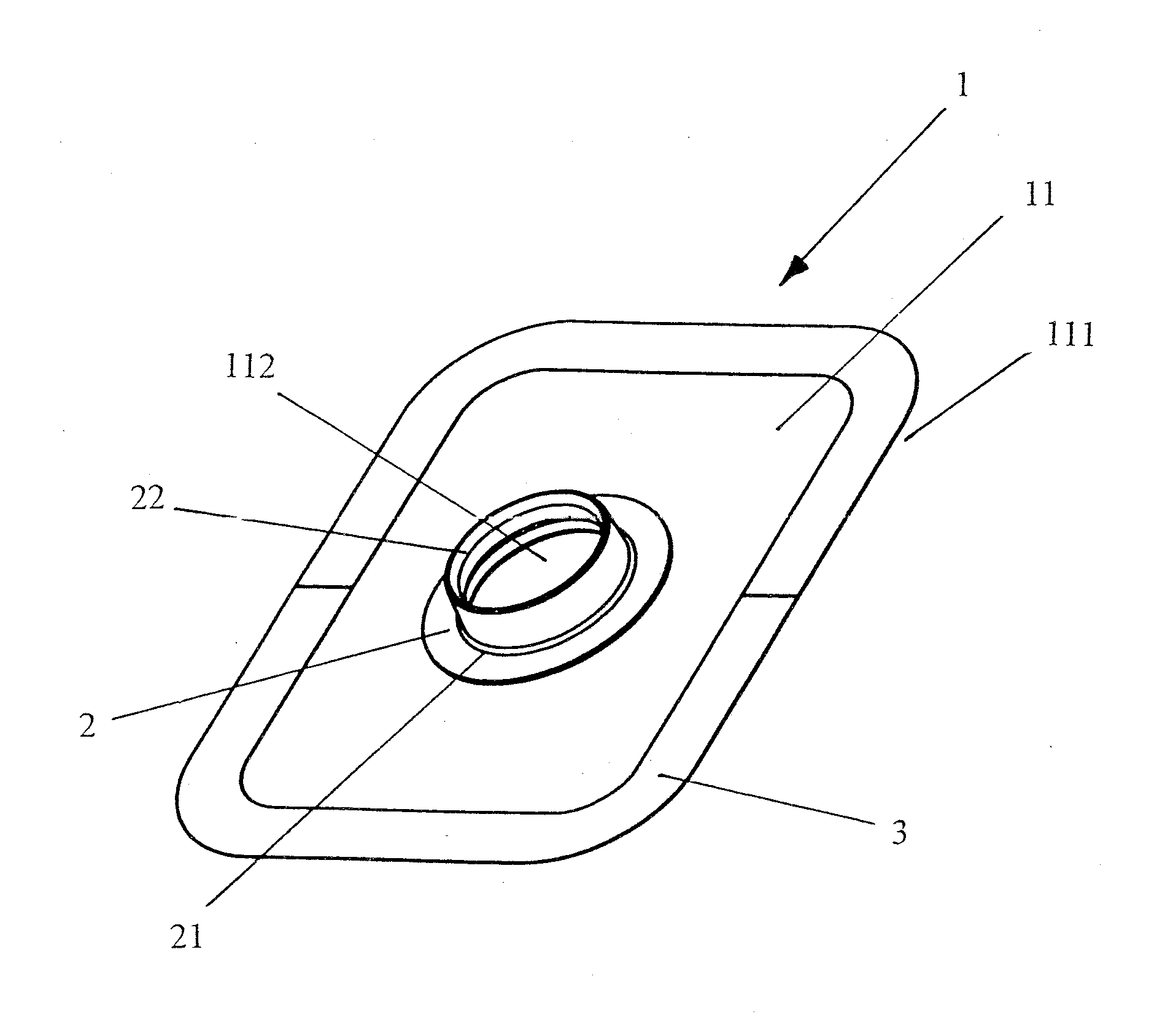 Neck patch for tracheal cannulas or artificial noses having a speaking valve
