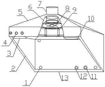 Energy-efficient environment-friendly warm water range hood