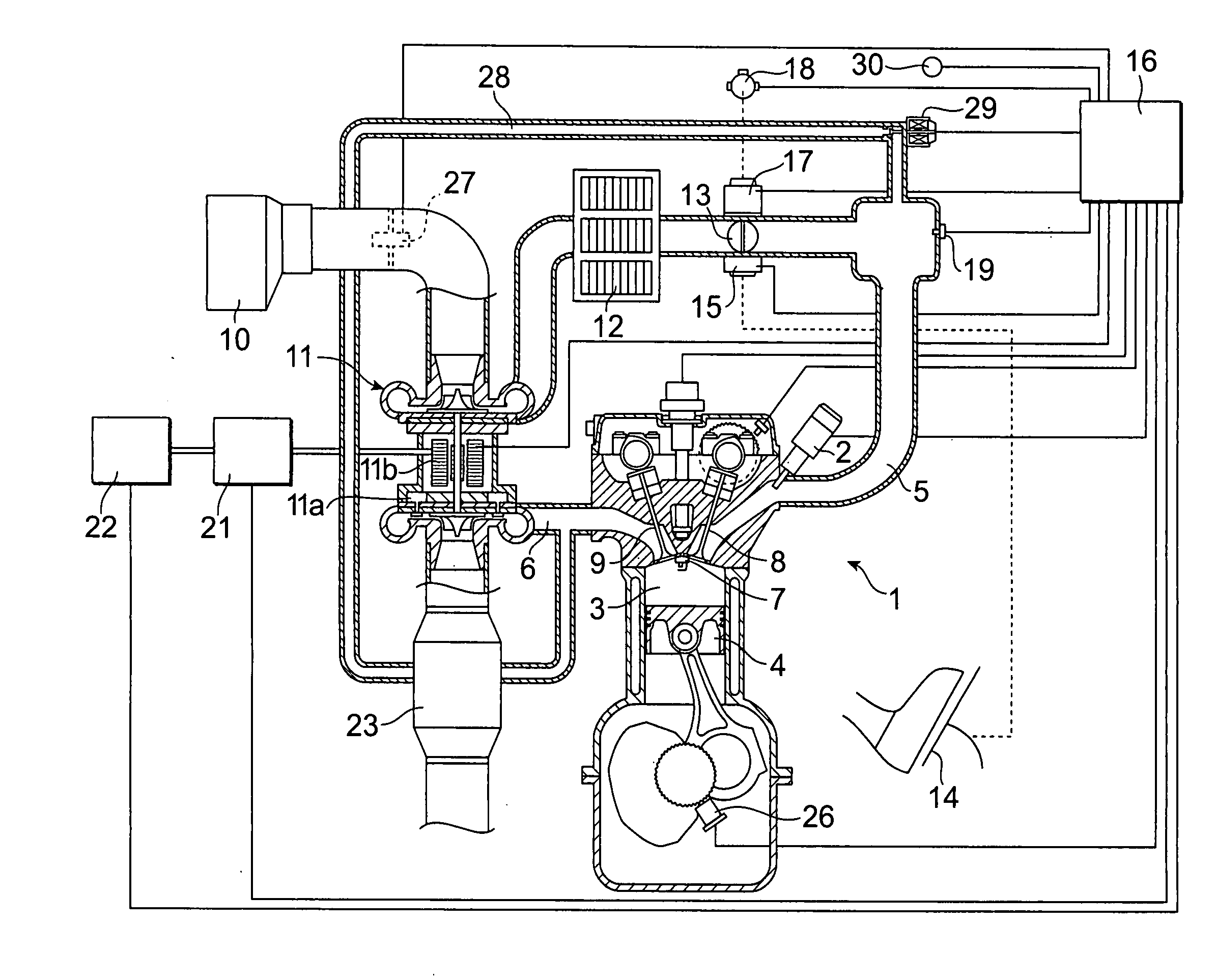 Control Device Supercharger with Electric Motor