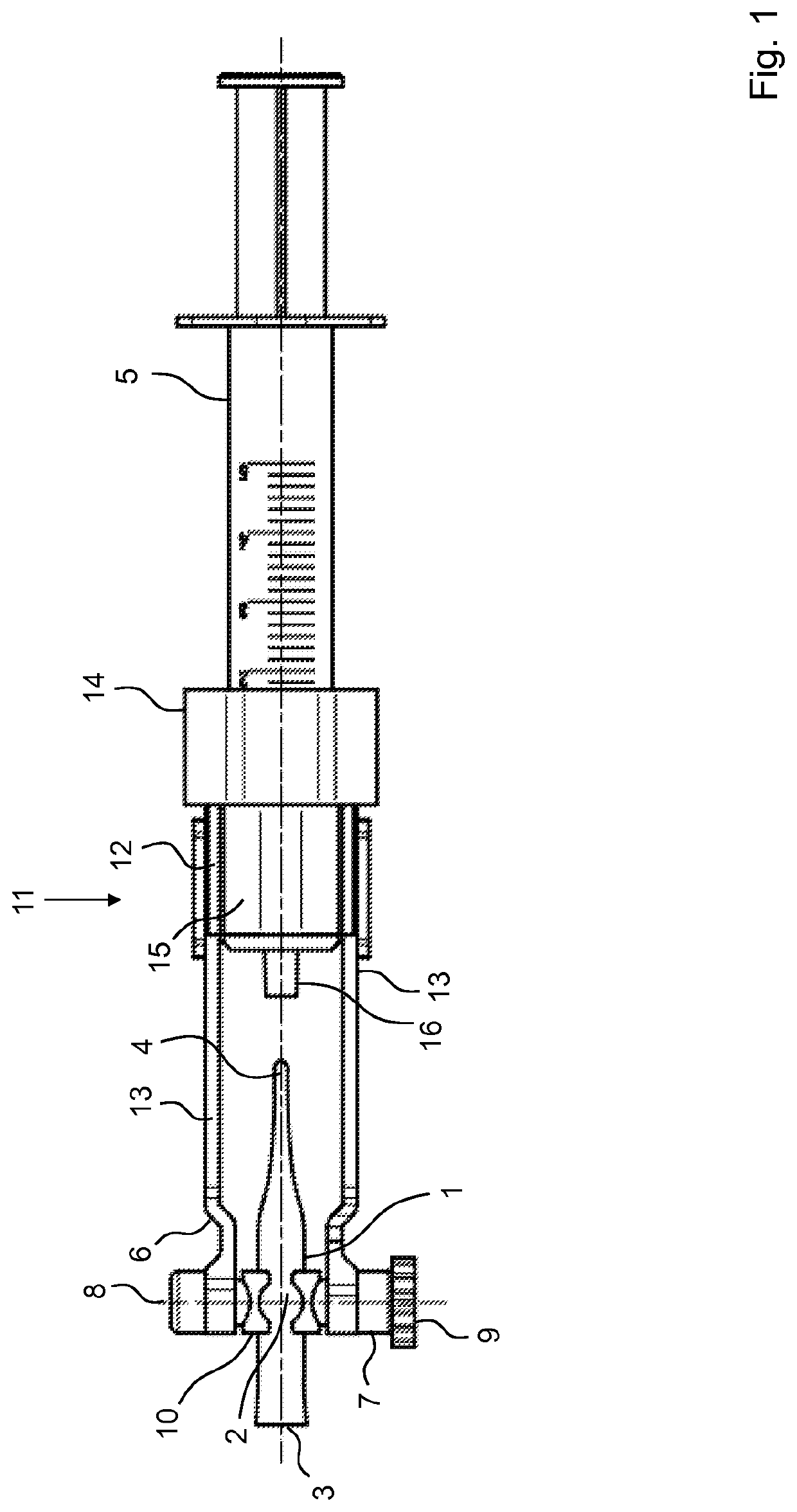 Device for providing and inserting a transplant or implant into a human or animal body and ready-to-use set comprising said device