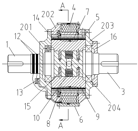Temperature-controlled circular variable wedge-shaped magnetorheological fluid clutch