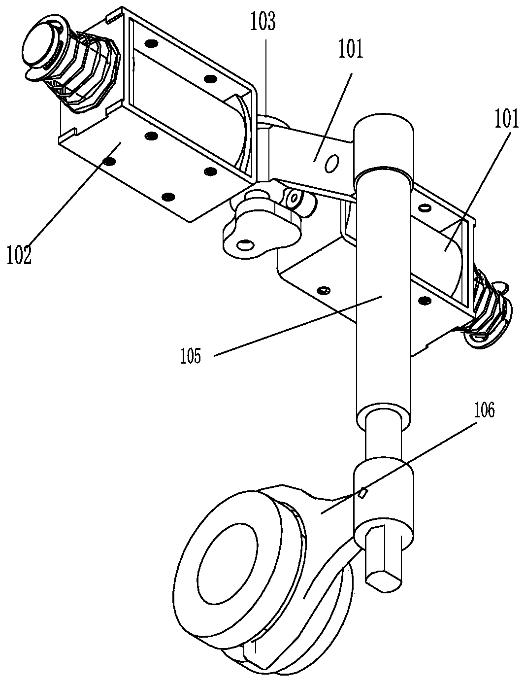 Self-adaptive automatic transmission for dual-overrunning-clutch shaft sleeve output