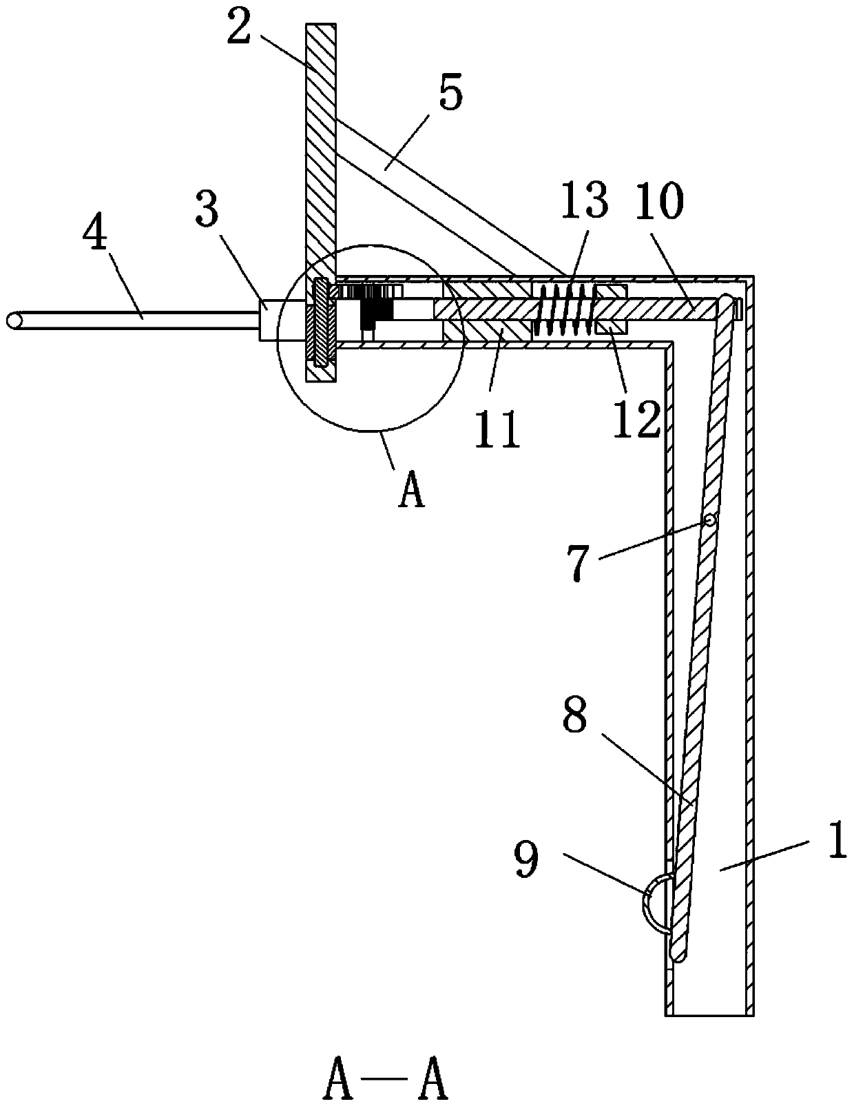 A flip-type basketball stand for conveniently taking out stuck balls and its use method
