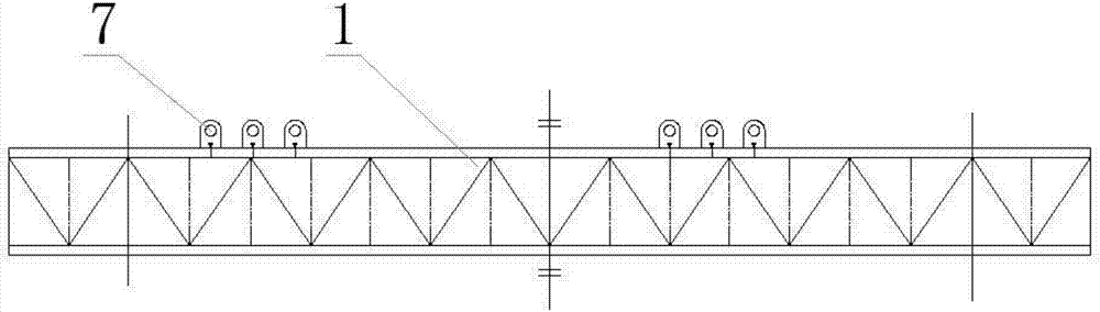 Installation method of large-span steel trusses
