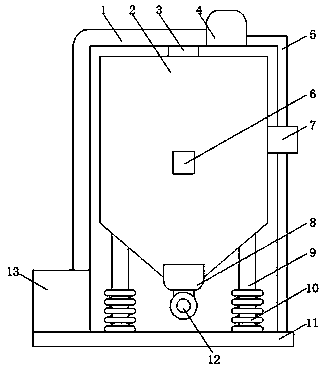 Sand sieving device for land development in industrial agglomeration area