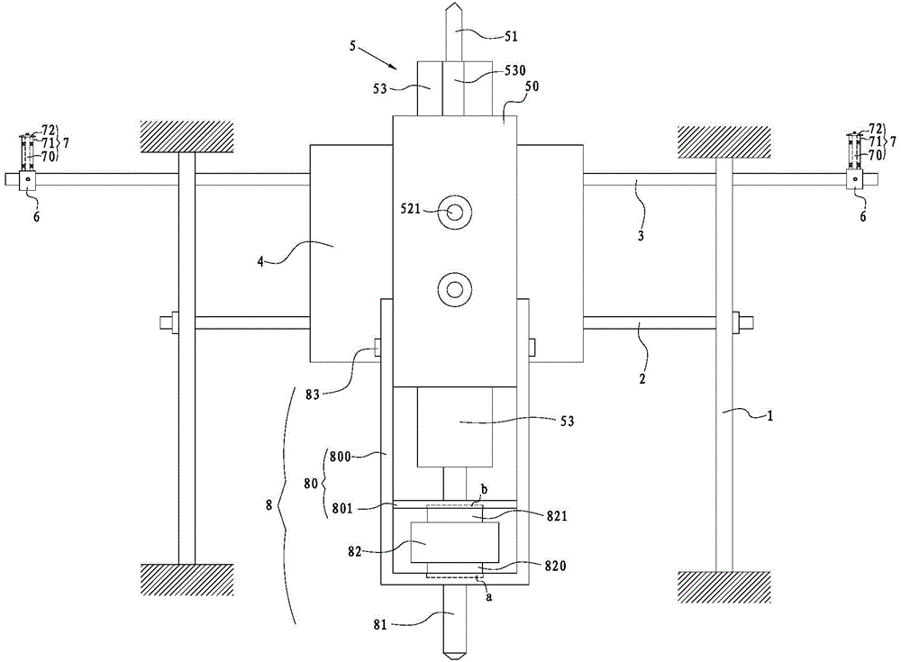 Cutting device for cutting waterproof coiled material from middle