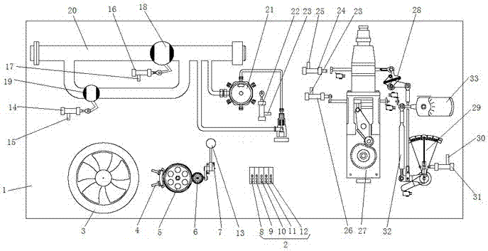 Ship diesel engine operation simulation device