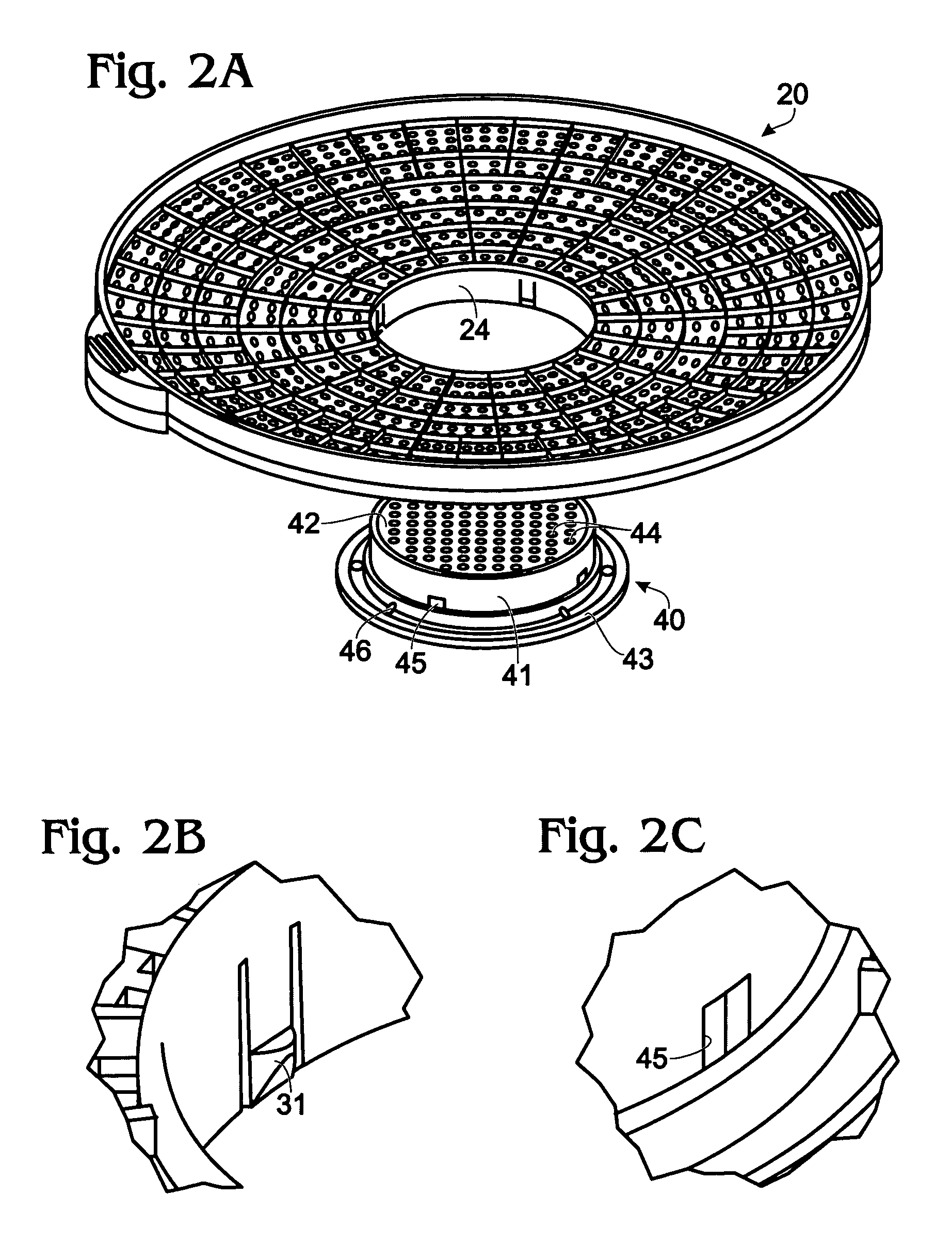 Multi-component drain and serving tray assembly