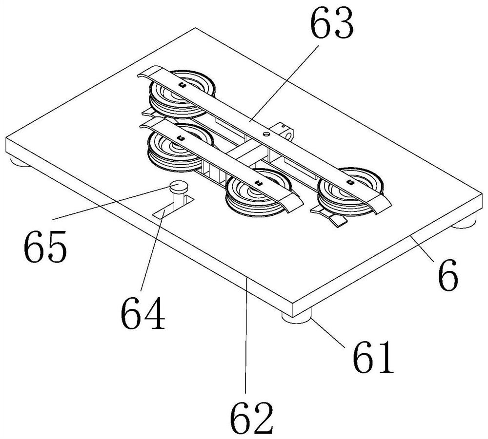 Wire harness fixing and protecting device for machine vision detection