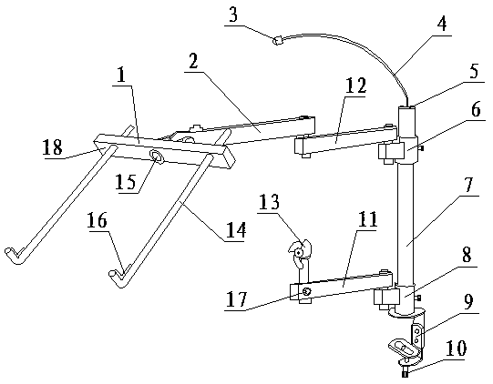 Multifunctional cooling bracket for computers