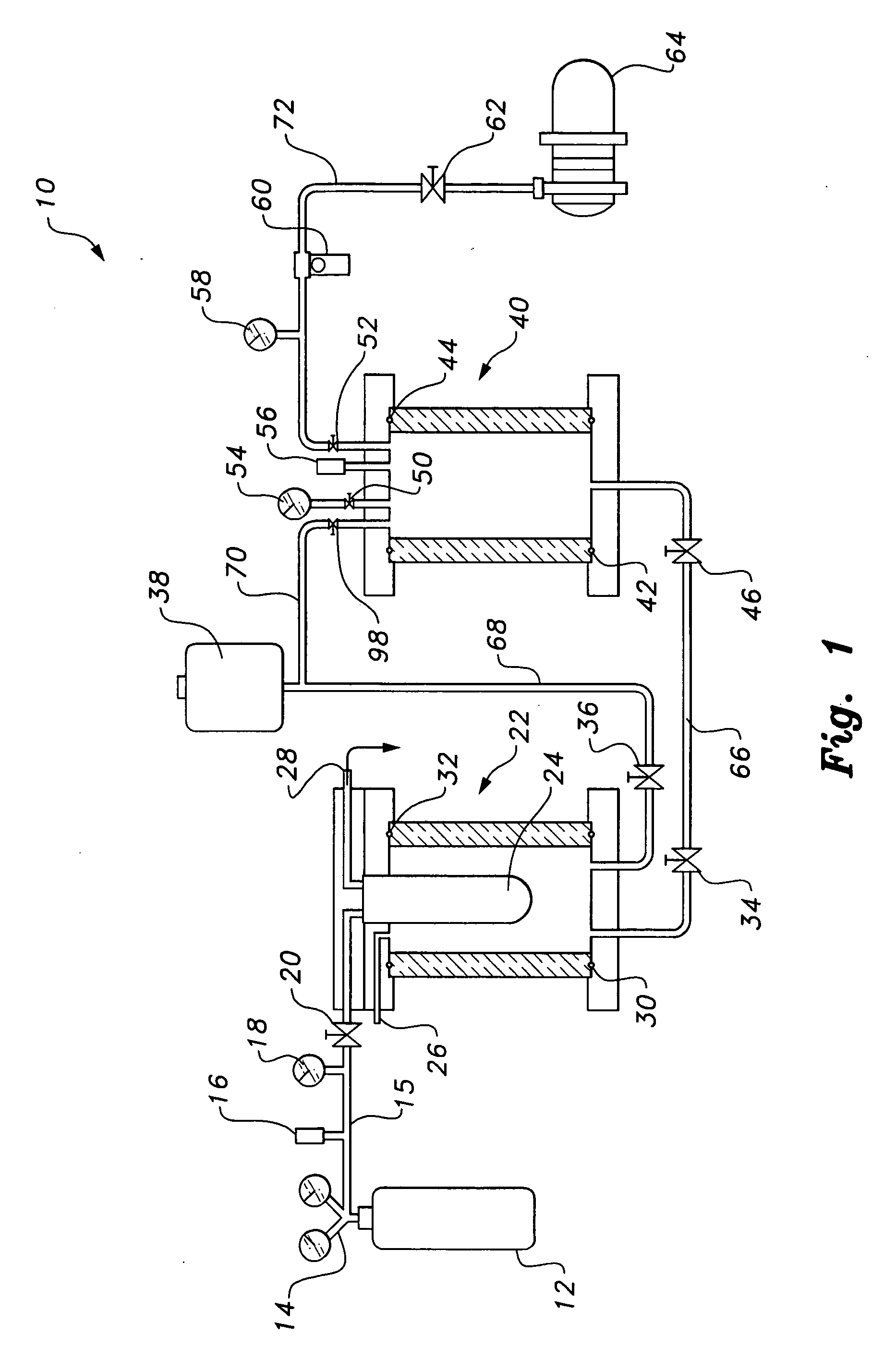 System and method for measuring porosity of high strength and high performance concrete using a vacuum-pressure saturation method