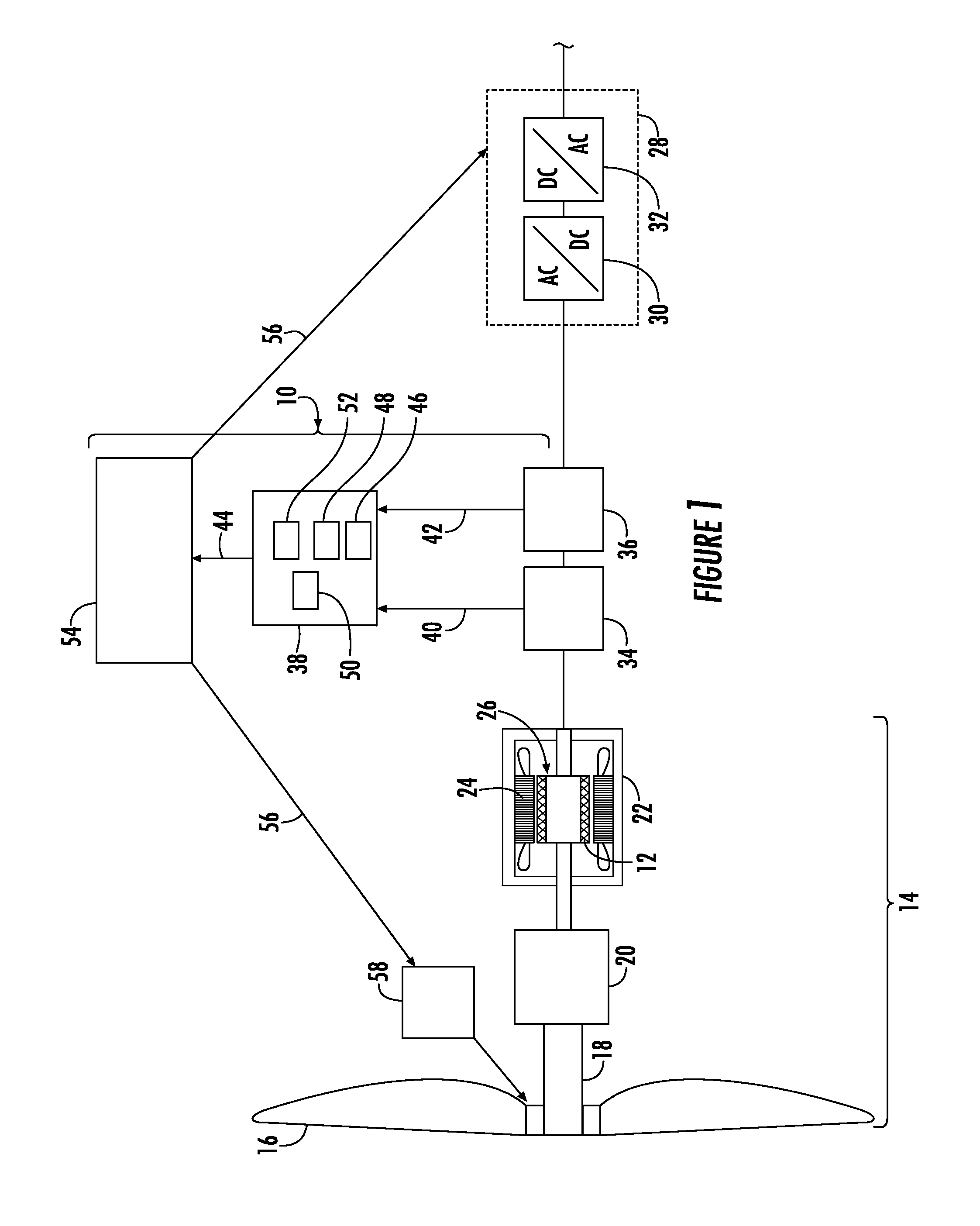 System and method for determining the temperature of a permanent magnet in a machine